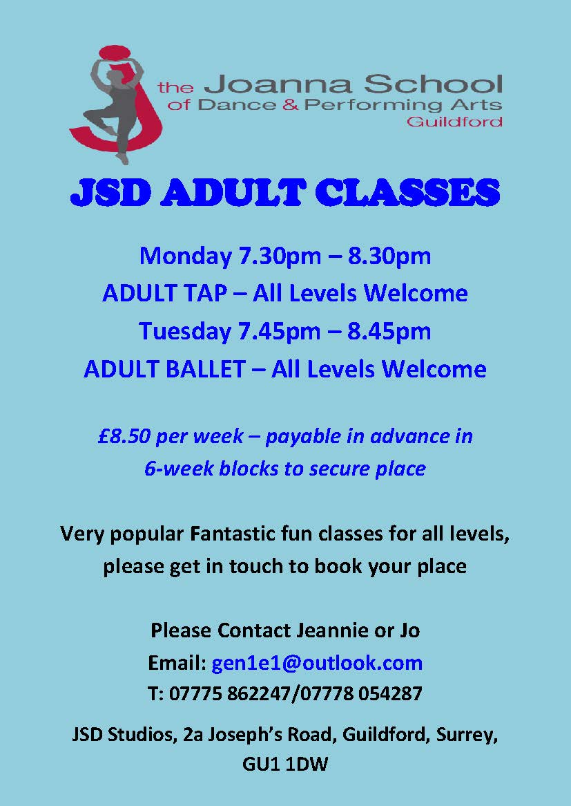 JSD ADULT CLASSES 2025